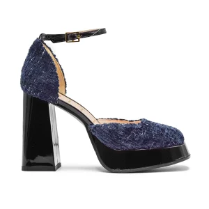 Chanel Blu Matteo Pitti Donna In Bukle Con Cinturino Regolabile