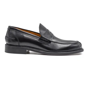 Berwick 1707 Mocassini Uomo Nero Realizzato Con Una Suola Unica