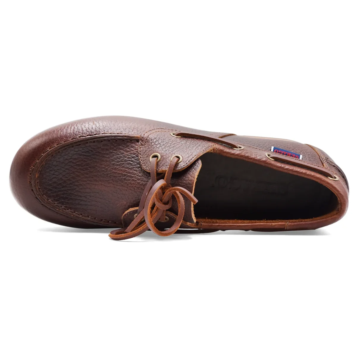 Allacciata Sebago Donna Ispirazione Nautica Owen Tumbled Marrone - immagine 4