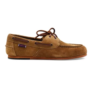 Allacciate Sebago Donna Owen D'Archivio In Suede Marrone Taupe