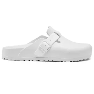 Birkenstock Boston Bianco Donna In EVA Sabot Lavabile E Inodore