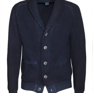 Cardigan in merino by Fedeli